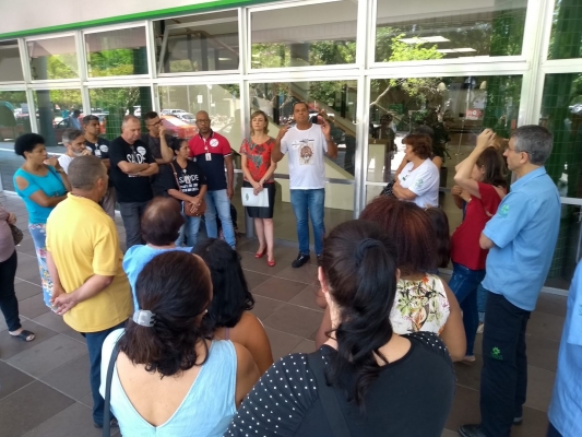 Assembleia com os trabalhadores